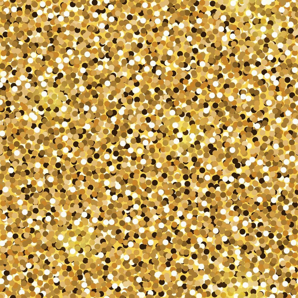 Golden Glitter Seamless Pattern. Abstract Sand Background. vector
