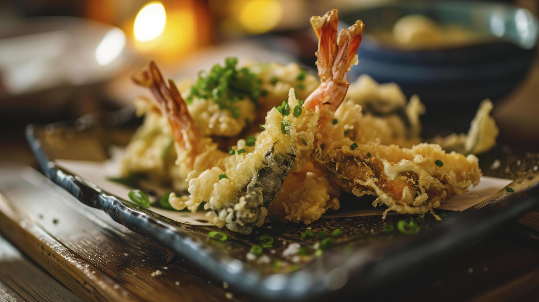 japanese food, tempura , Professional Food photography photo