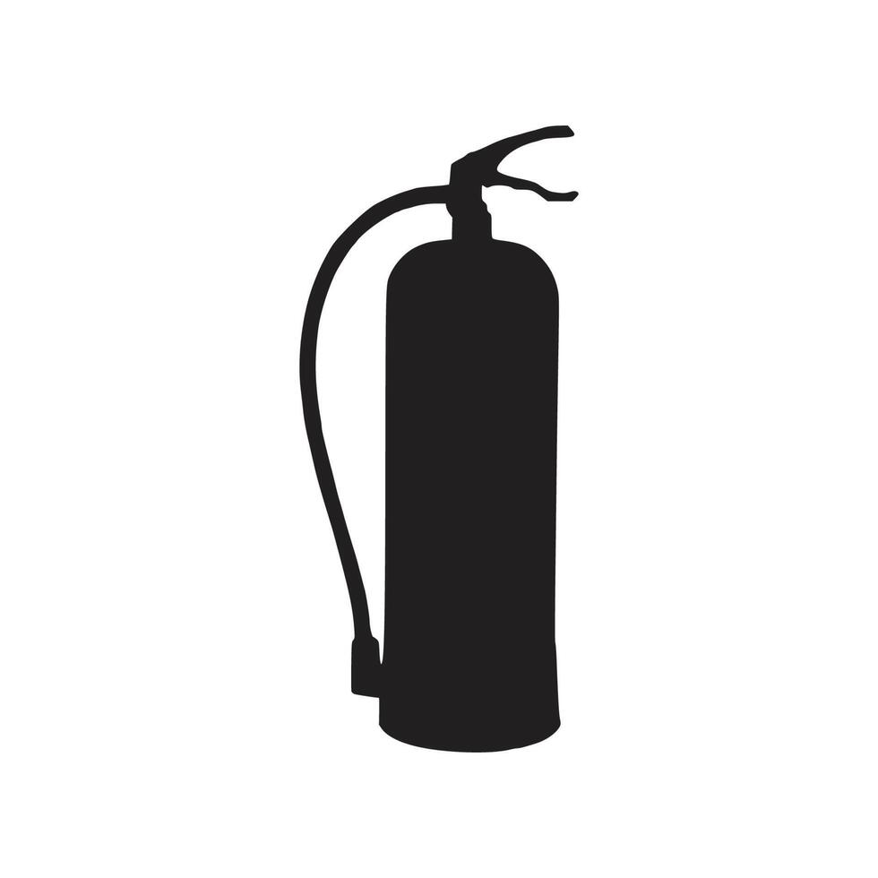 Fire extinguisher icon illustration on white background vector