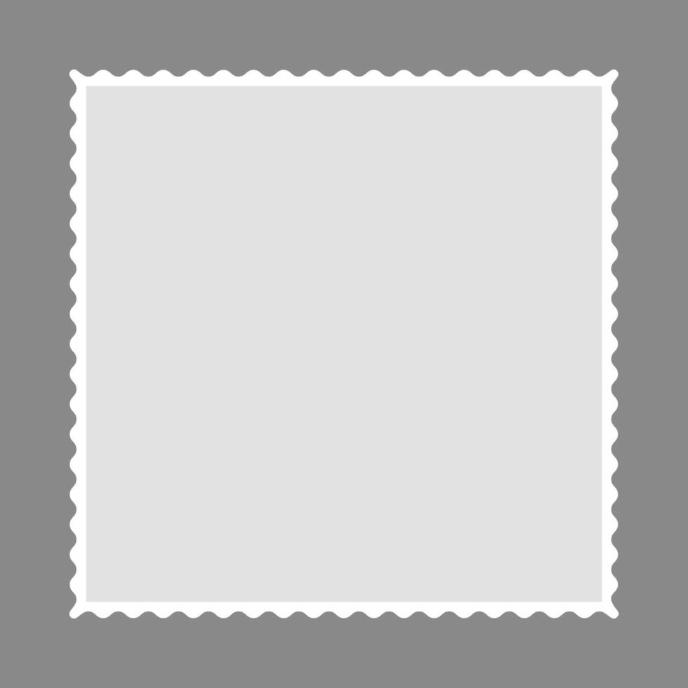 A blank white envelope on a gray background vector