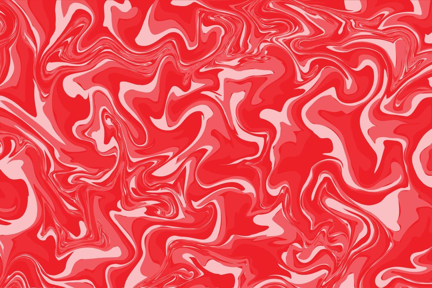 A red and white marble background with swirls vector