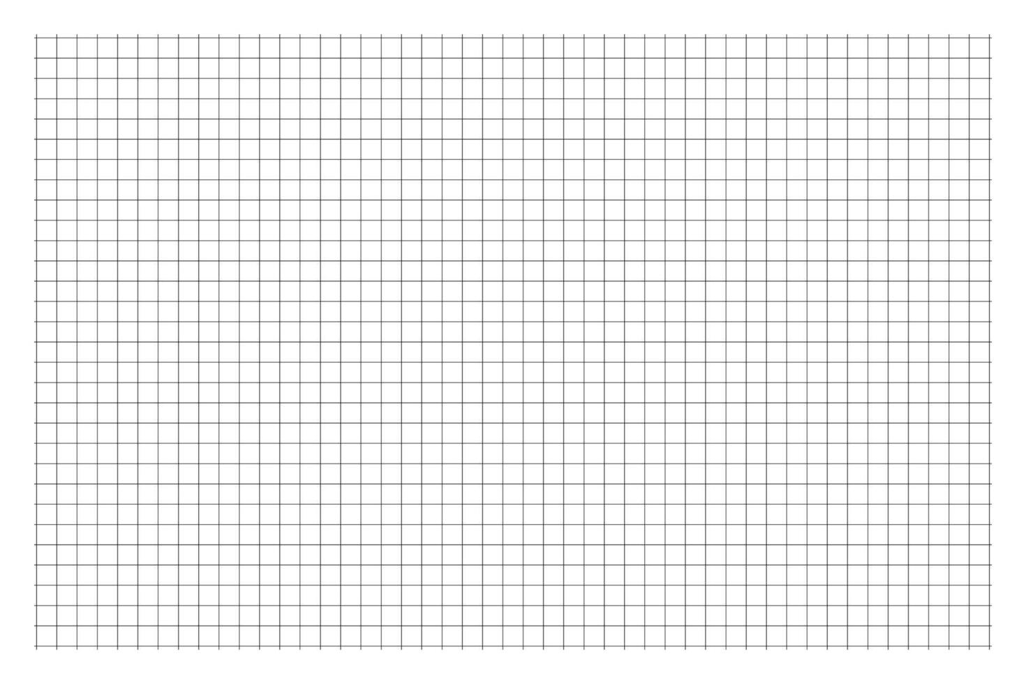 Graph paper template for a graph vector
