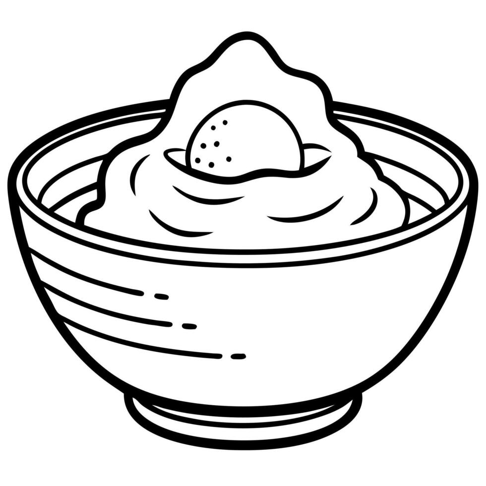 Earthy-hued unwashed egg in a bowl. promising creamy yolk and a delightful breakfast. vector