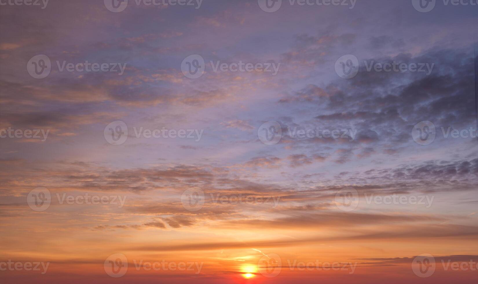 Sunset sky background photo