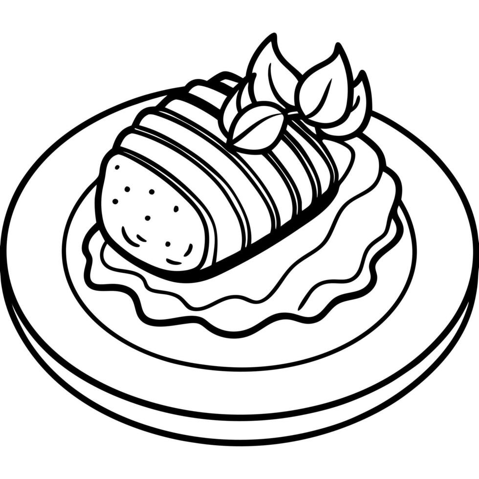 Bacon-wrapped filet mignon cooked to perfection. served with garlic mashed potatoes vector