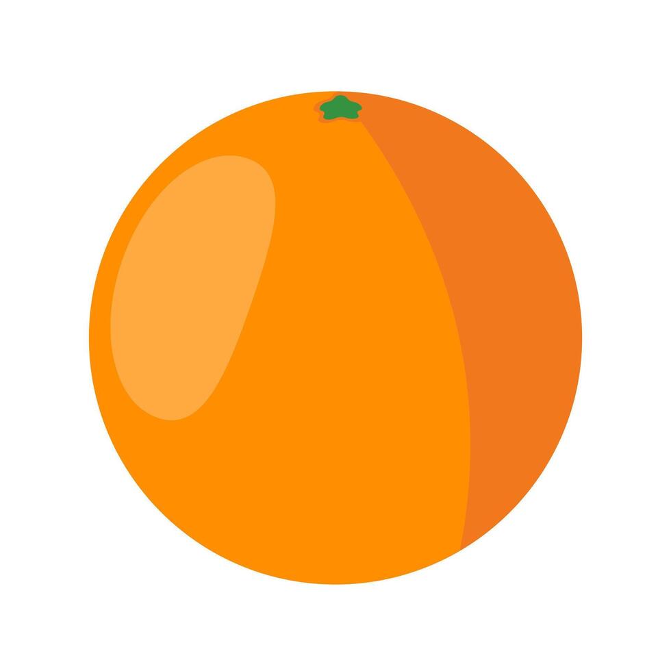 Orange. Healthy food, diet, proper nutrition, carbohydrates, lifestyle, healthcare, fitness, weight loss or gain, vitamins, glucose, fructose, sugar, fruit. Illustration vector
