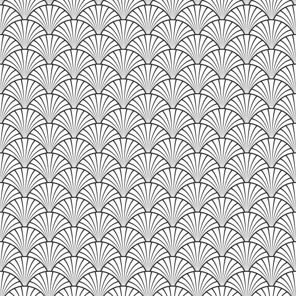 Japanese wave pattern background design vector