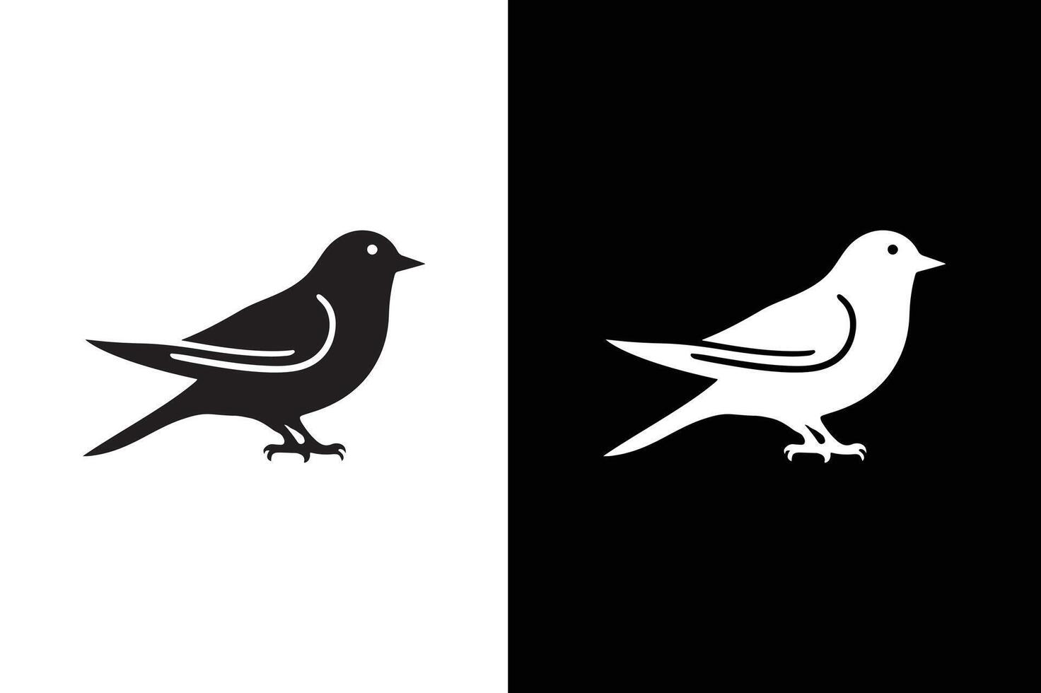 Bird silhouettes elements for design. Bird icon, silhouette, logo vector