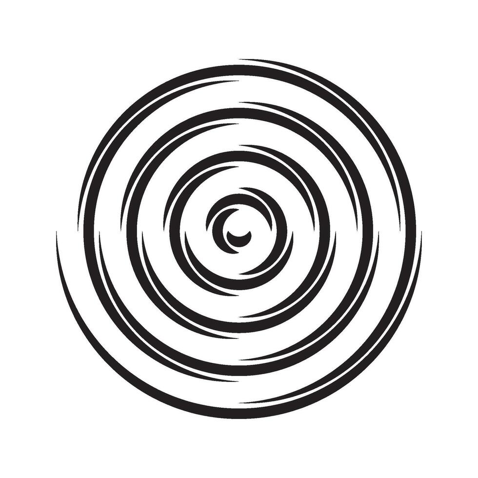Spiral element icon vector