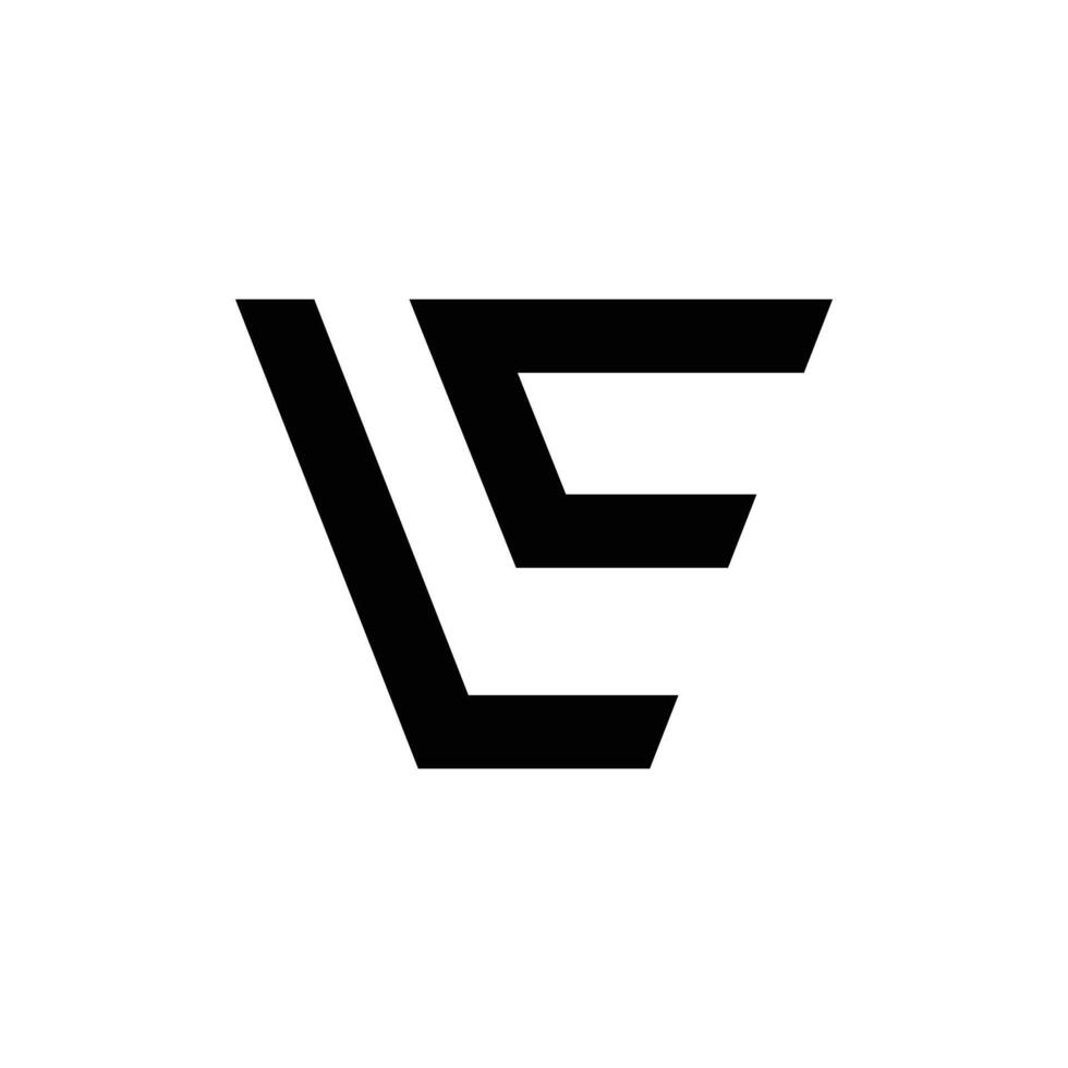Letter Lc or Le modern new unique shape monogram logo vector