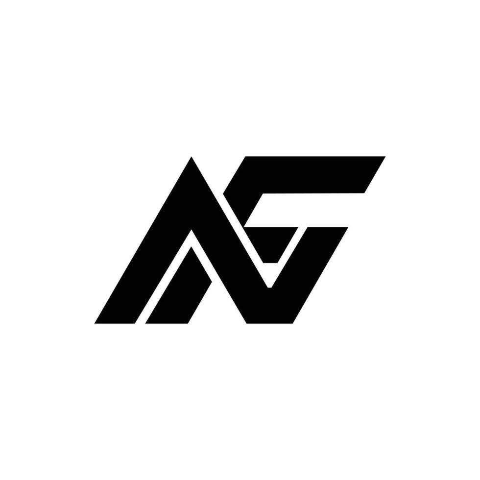 Letter Nf or Fn initial modern typography branding logo vector
