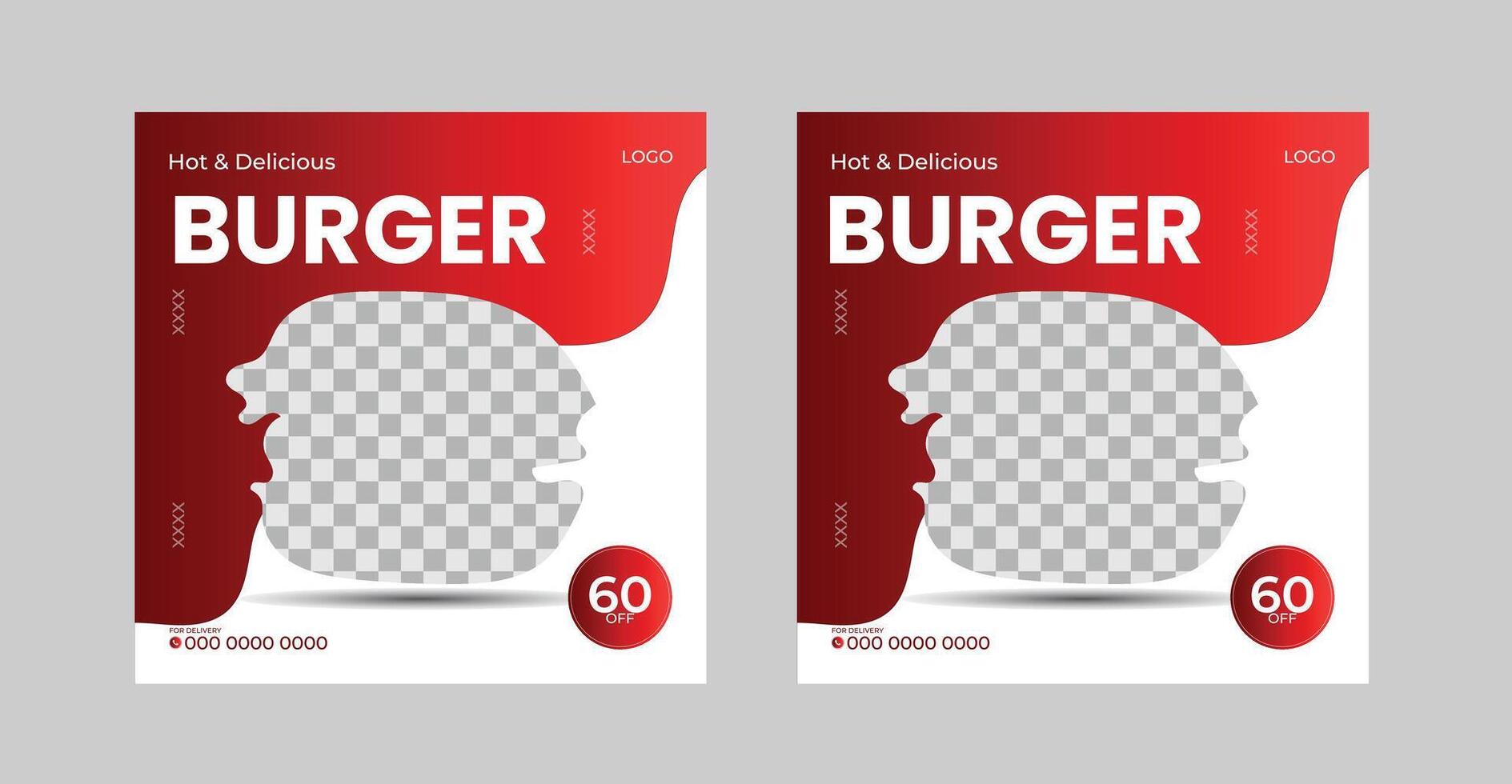 social media post design vector