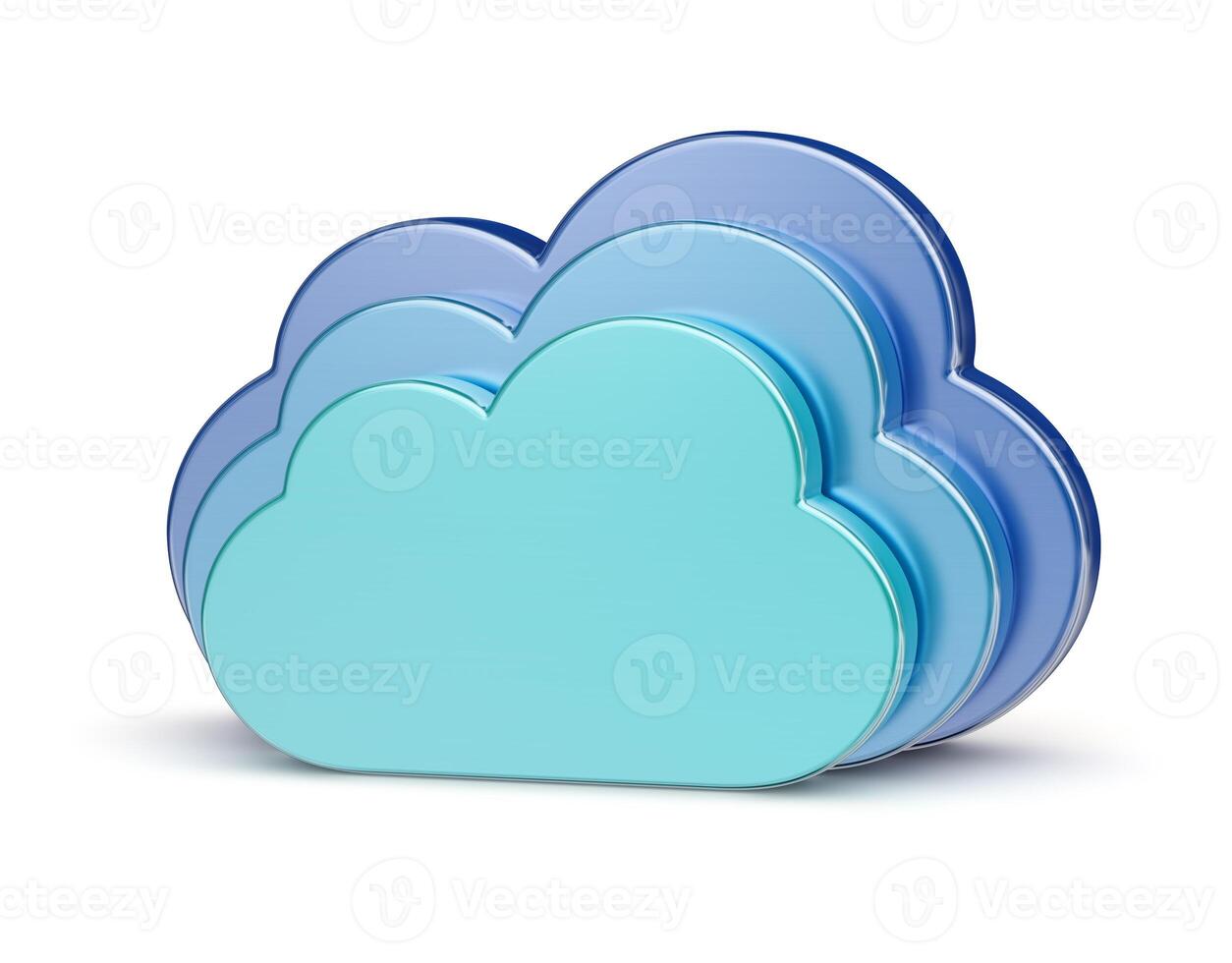 Cloud computing creative concept photo