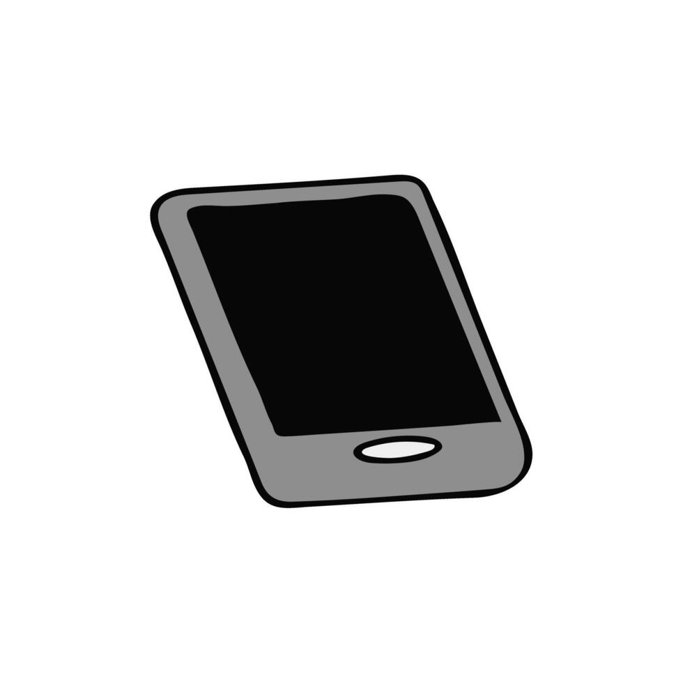 Tablet Tech Flat illustration vector