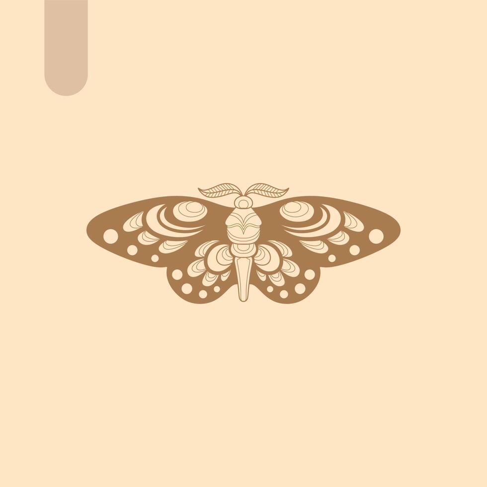 Butterfly wall decoration sticker design vector