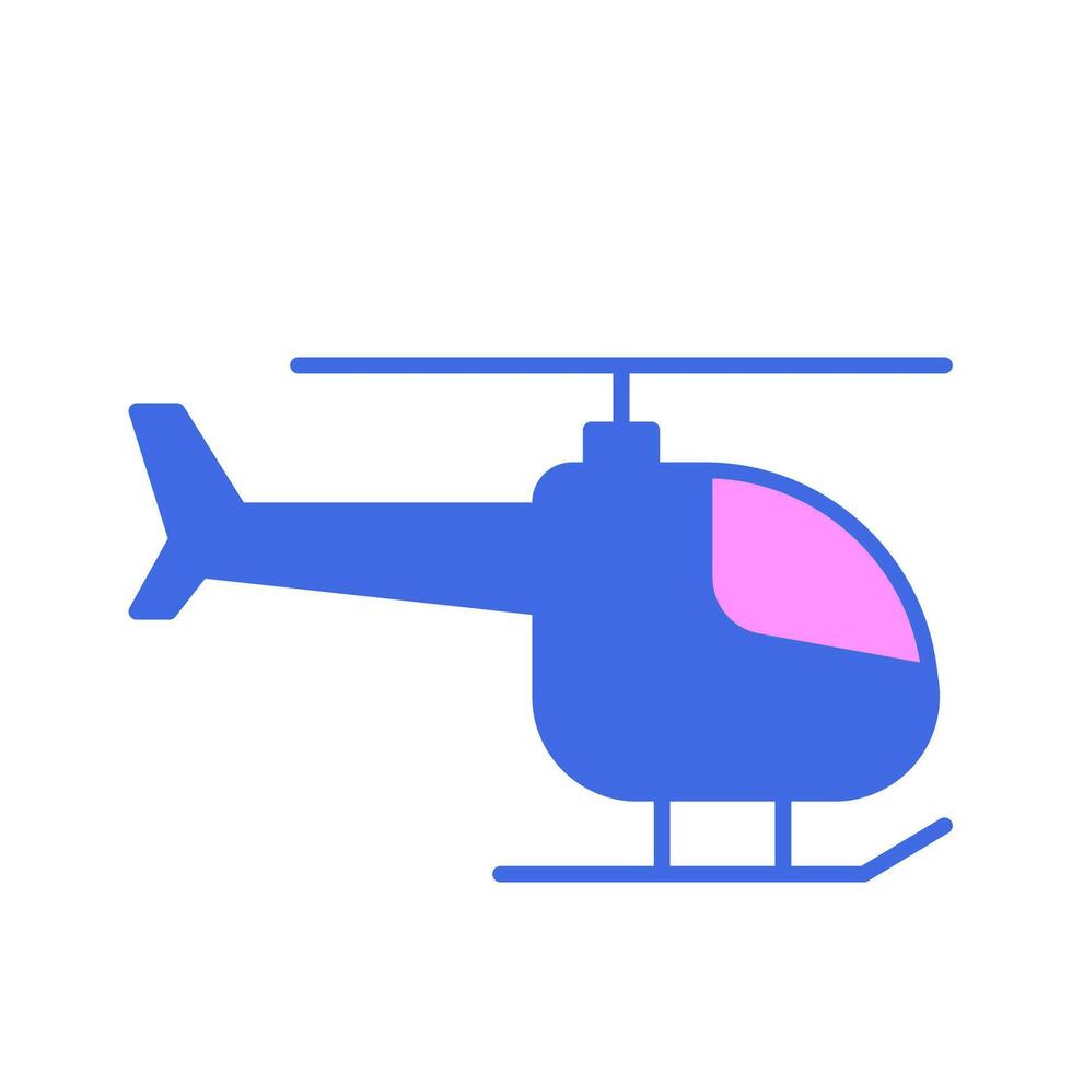 Helicopter for Transportation Icon vector