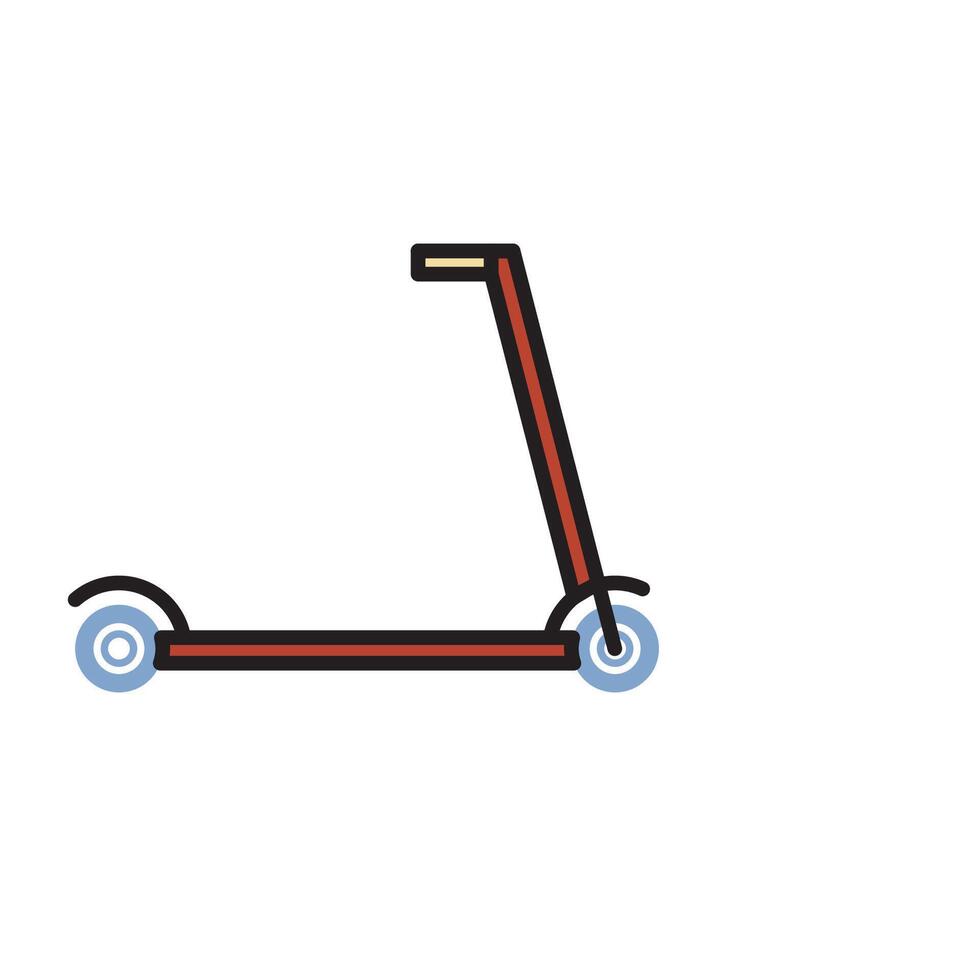 Scooter for Transportation Icon vector
