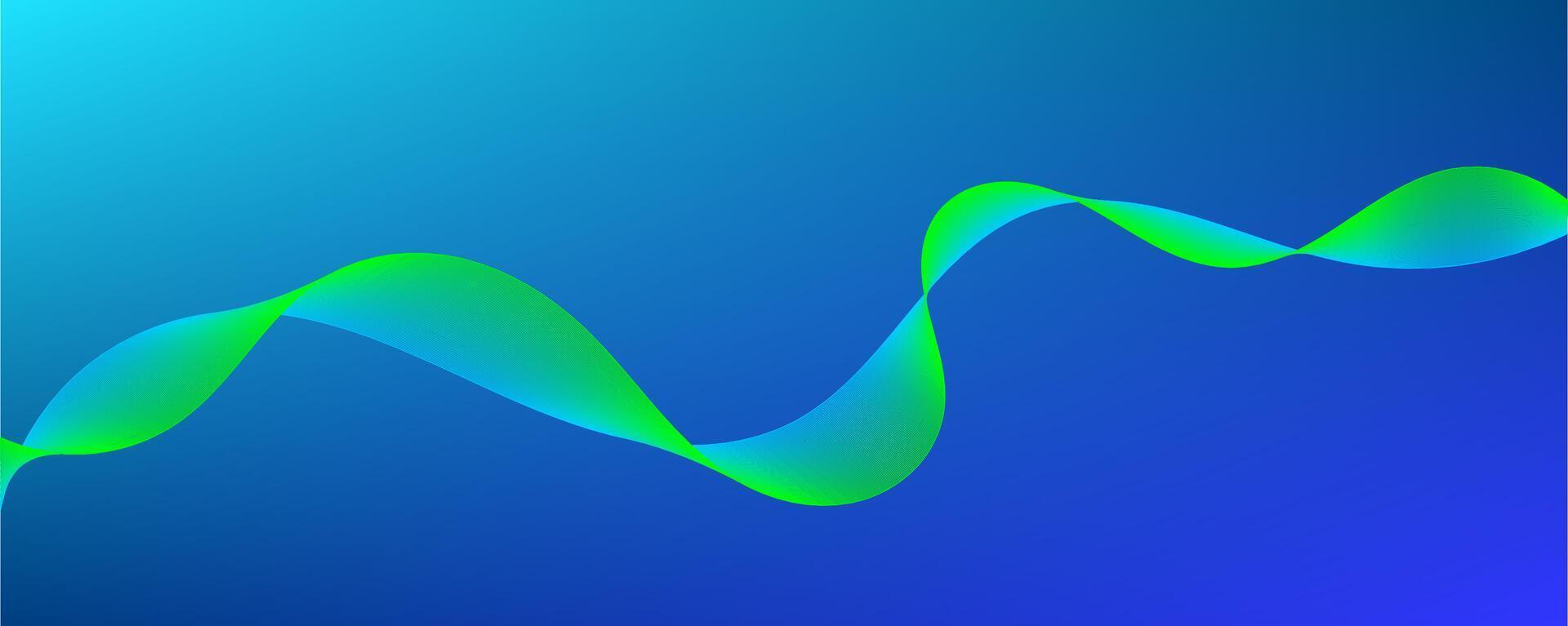 abstract gradient background with waveform lines vector