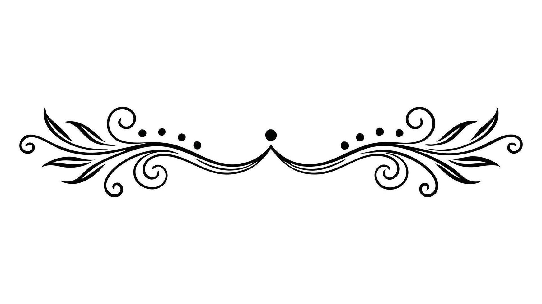 Showcasing swirling patterns, emphasizing fluidity and artistic expression Decorative design flat illustration. vector