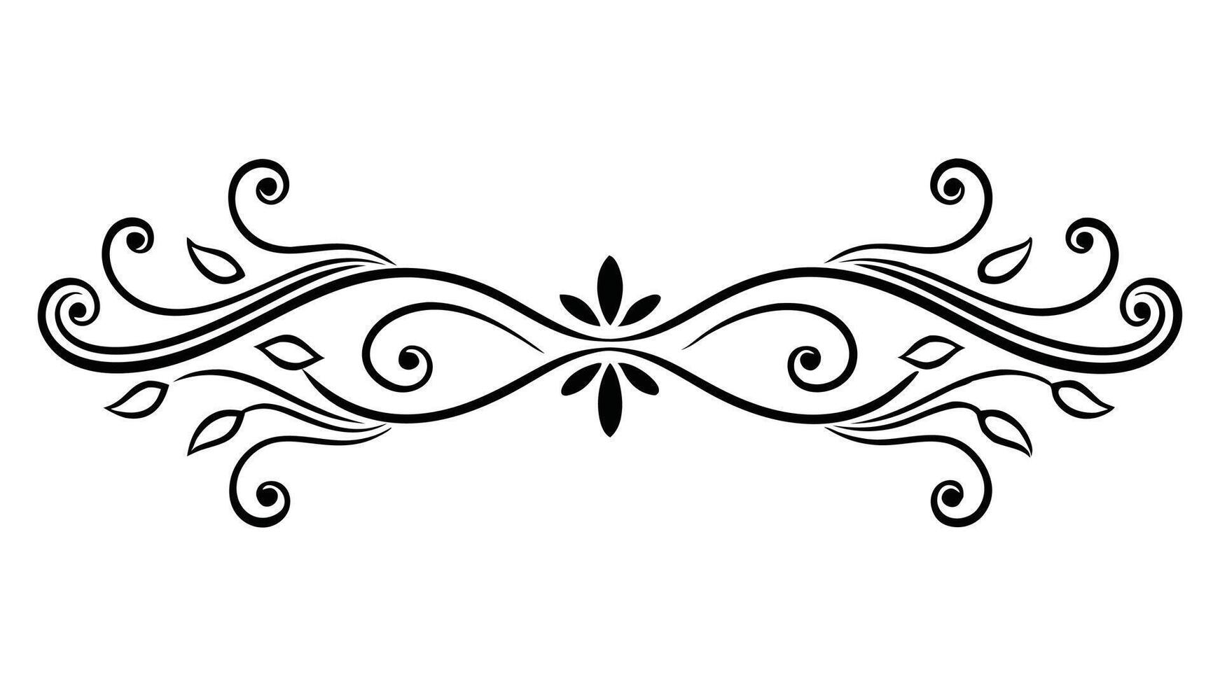 Abstract design featuring intricate swirls and flowing patterns, creating a dynamic visual effect decoratiove design flat illustration vector