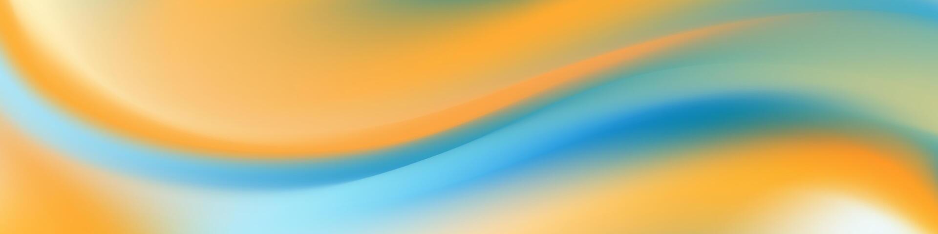 Artistic Blurred Color Wave Over Abstract Gradient Background vector