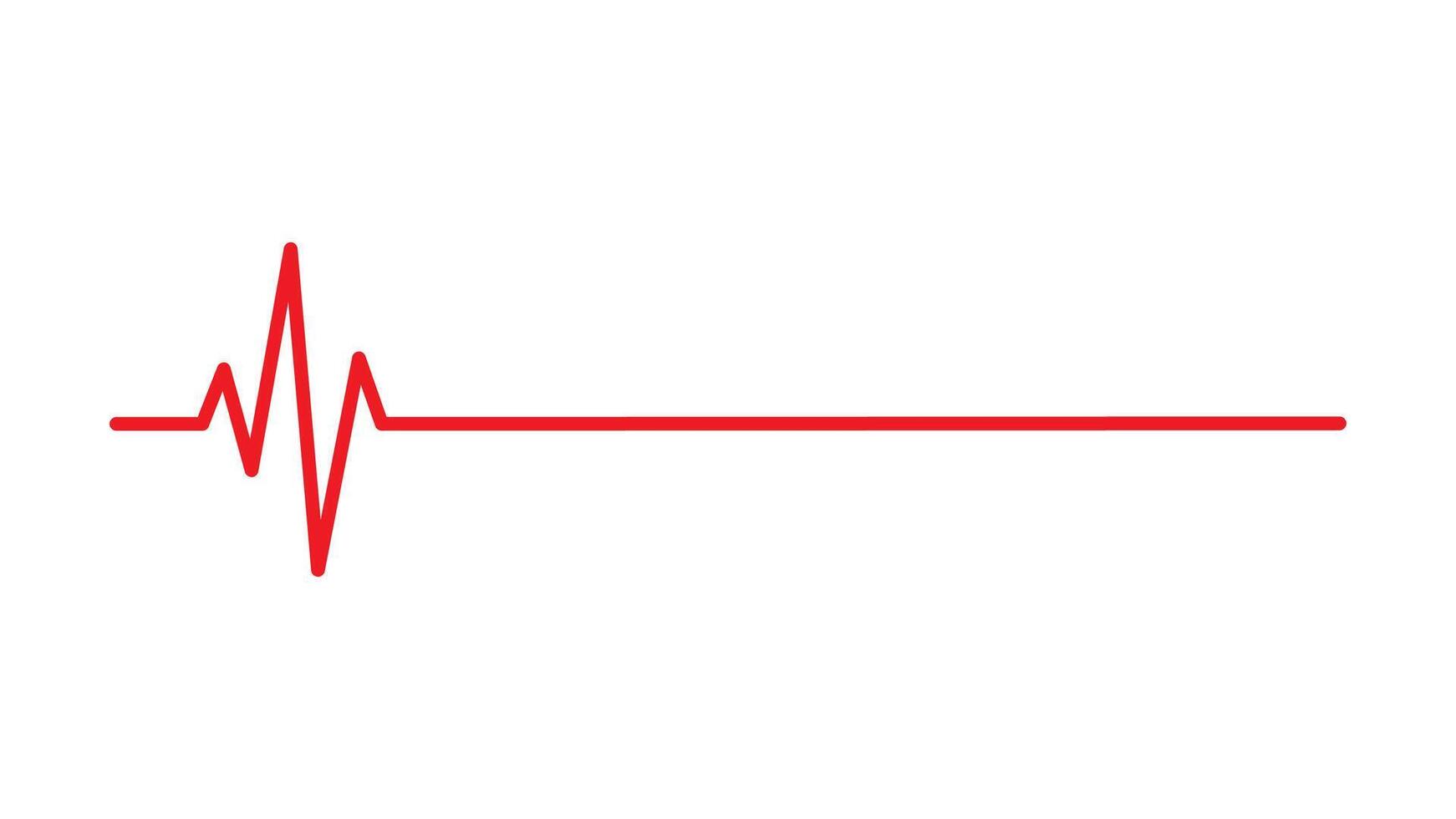 Heartbeat pulse line health medical concept for graphic design, logo, web site, social media, mobile app, ui illustration vector