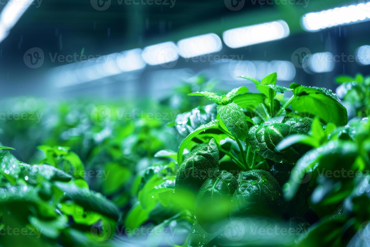 Greenhouse with IoT water sensors photo