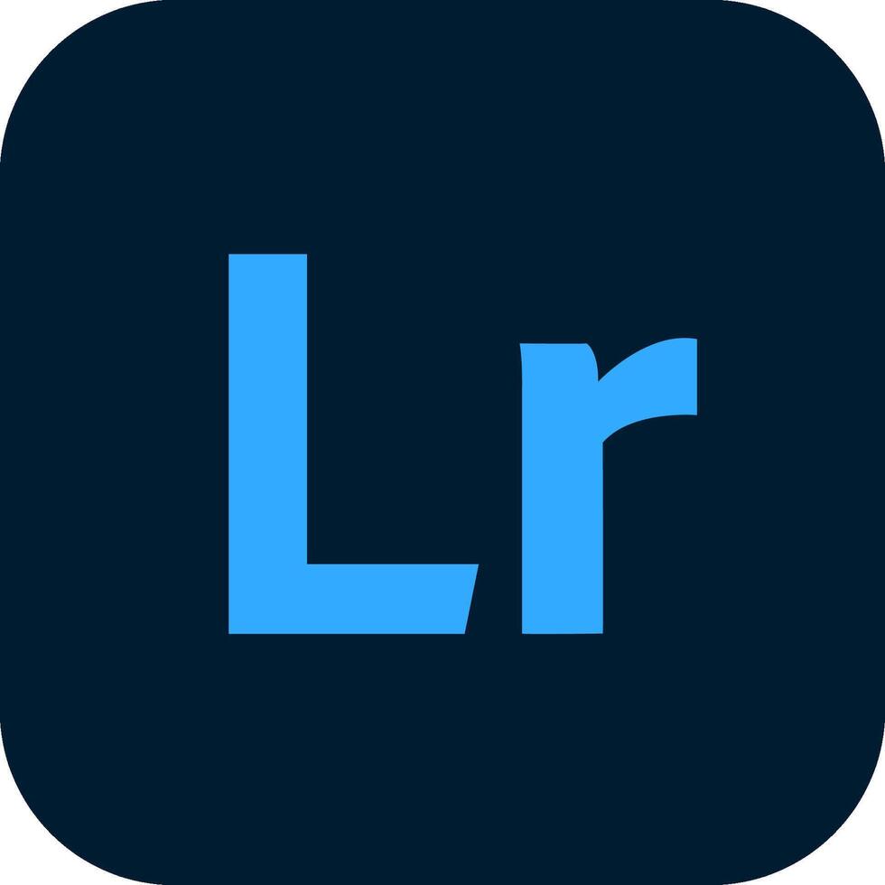 Adobe Lightroom icon vector