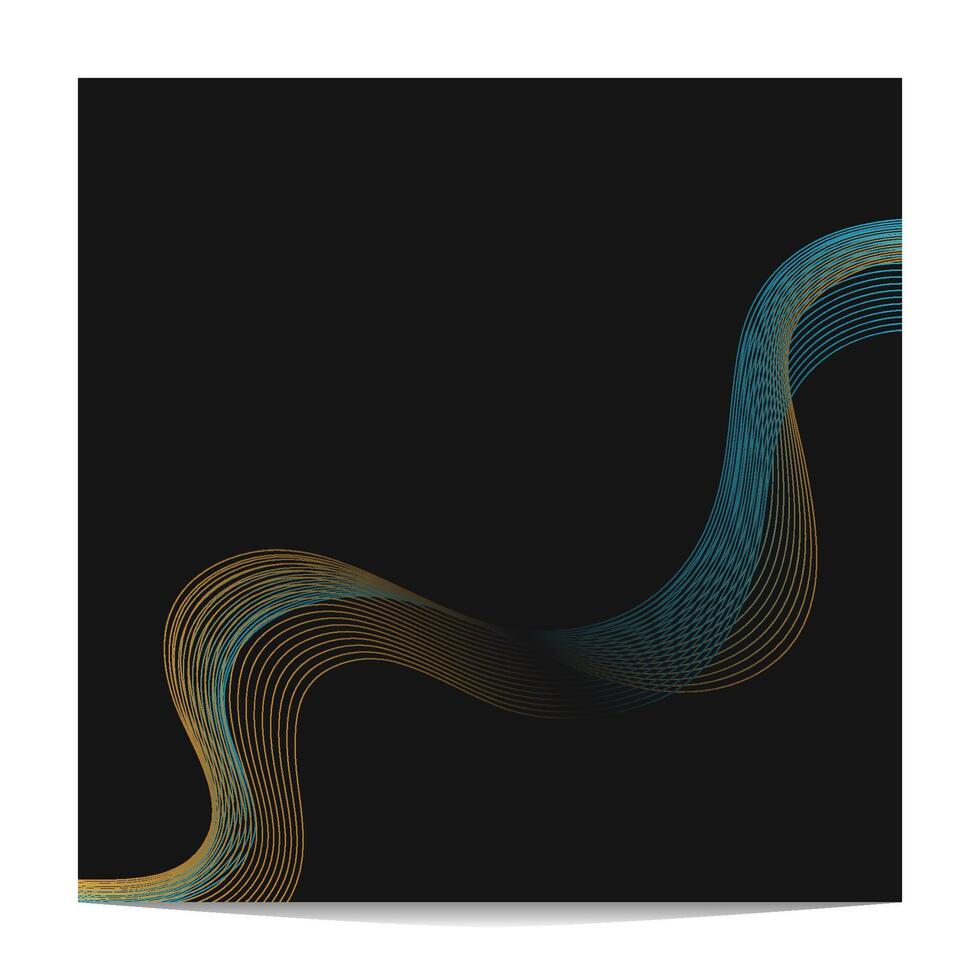 abstract dark background with two color combination of wireframe vector