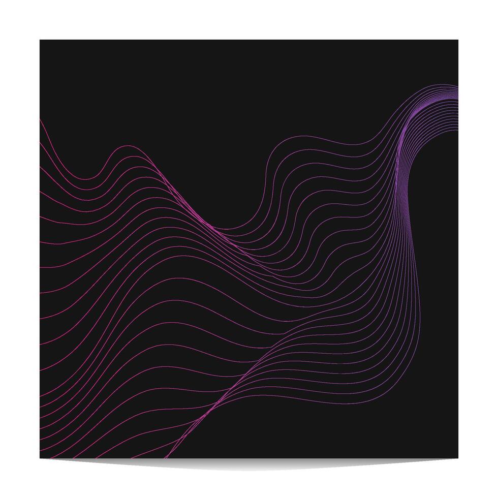abstract dark purple wireframe with dark background vector