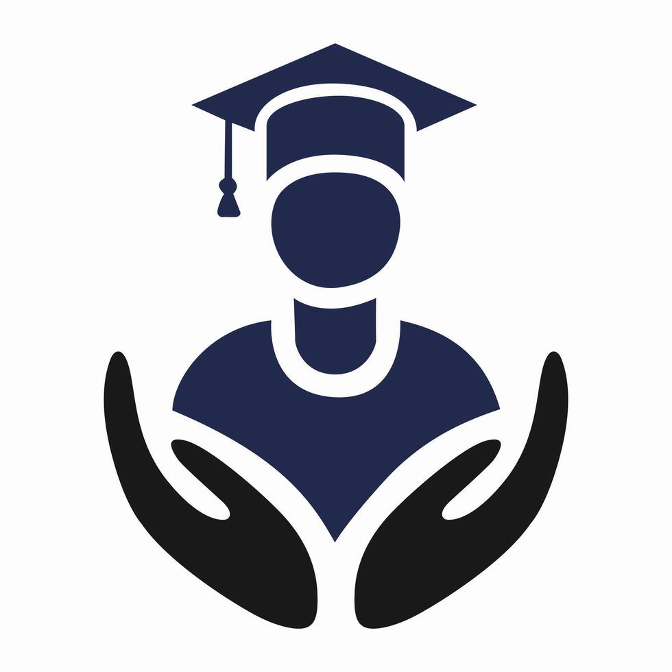 Student welfare logo icon vector