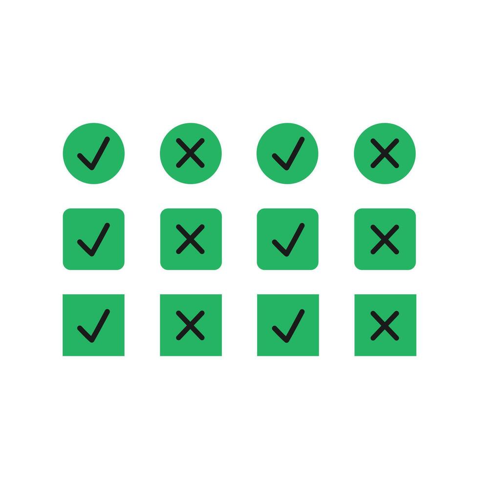 cross or sign multiple design vector