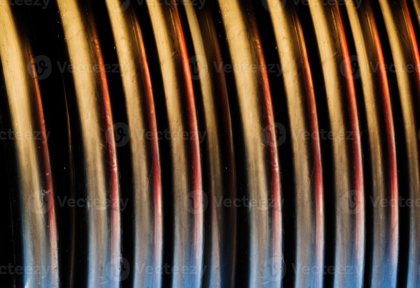 Rolled plastic hose as background photo