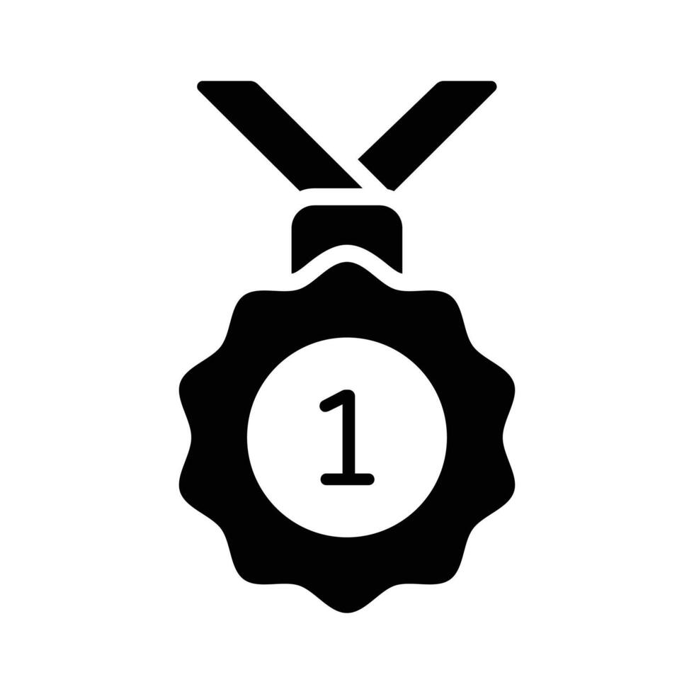 A trendy design of medal in modern style vector