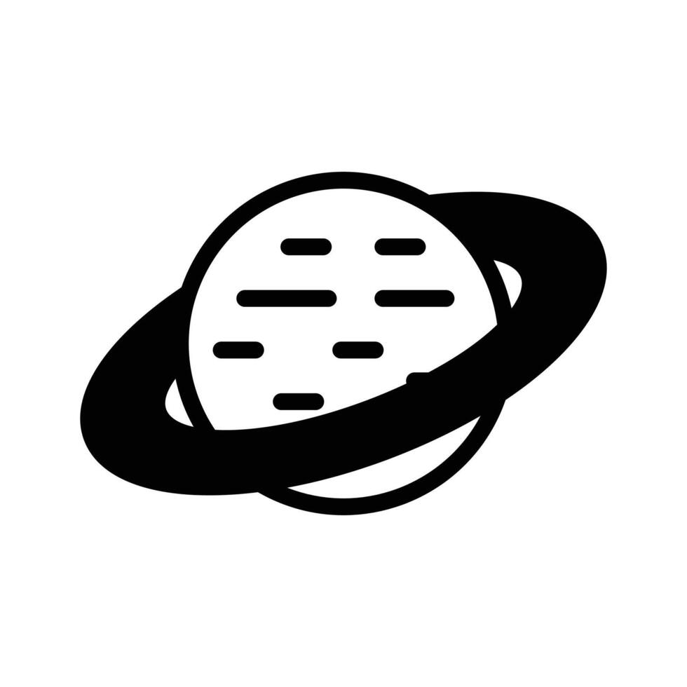 Planet icon great for scientific and educational content vector