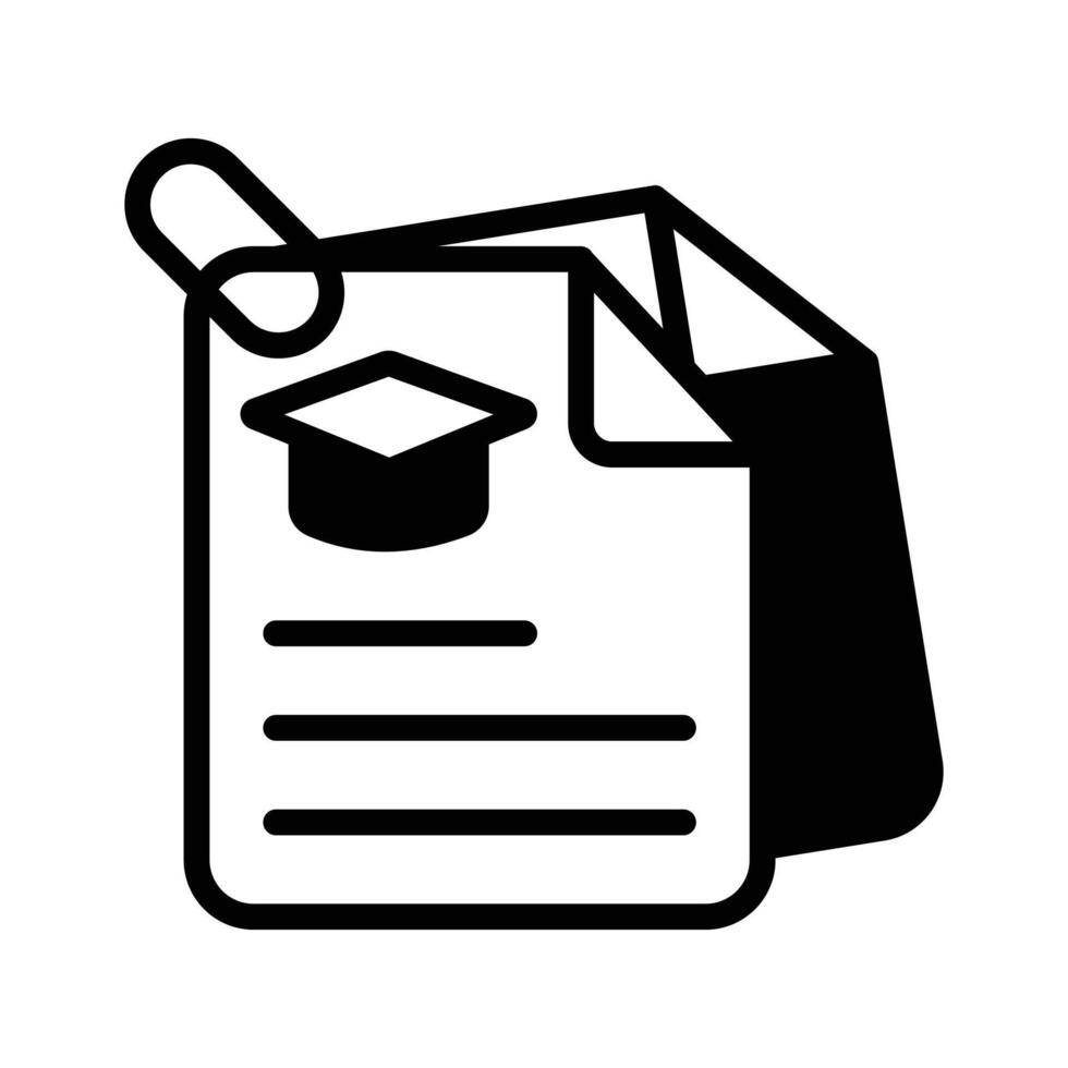 Use our degree documents icon to verifies academic achievement vector