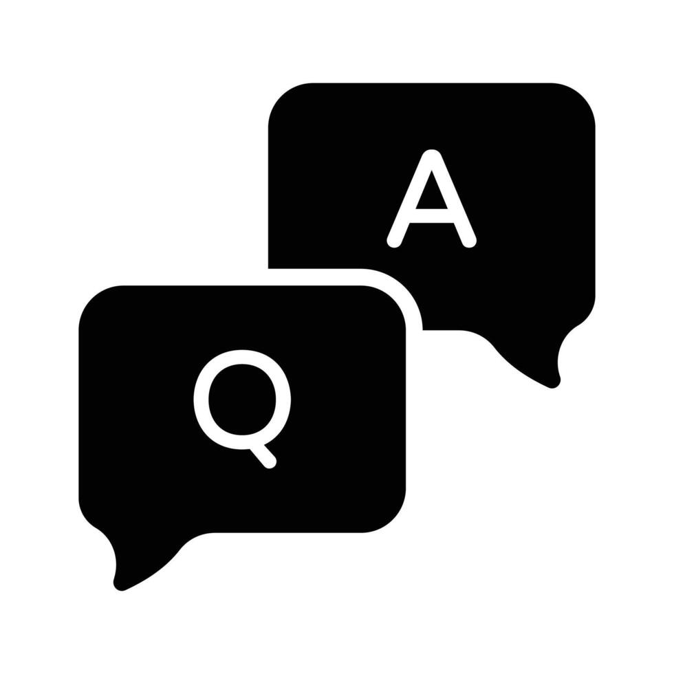 Question and answer icon design, bubble chat vectors