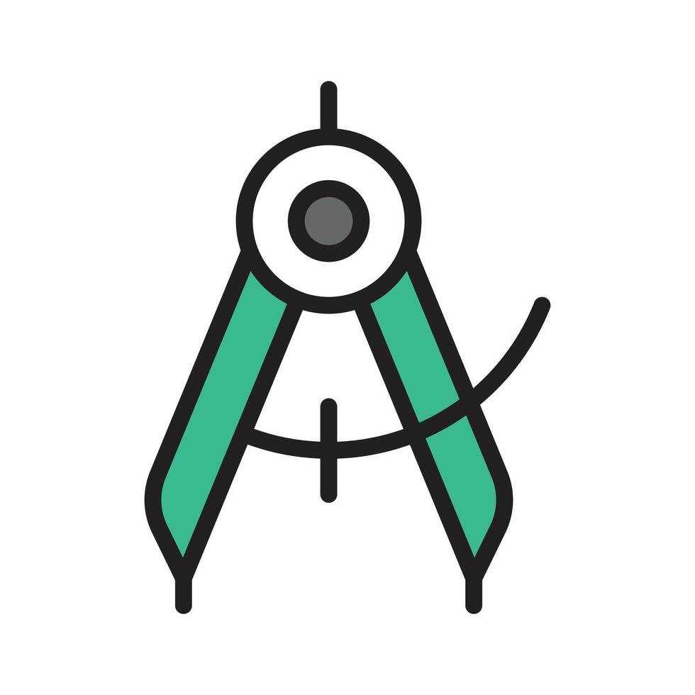 Navigate your designs with this stylish compass icon vector