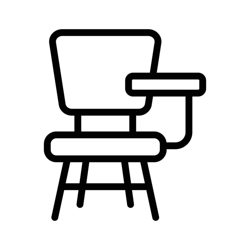 Chair that is designed for use to your school room vector