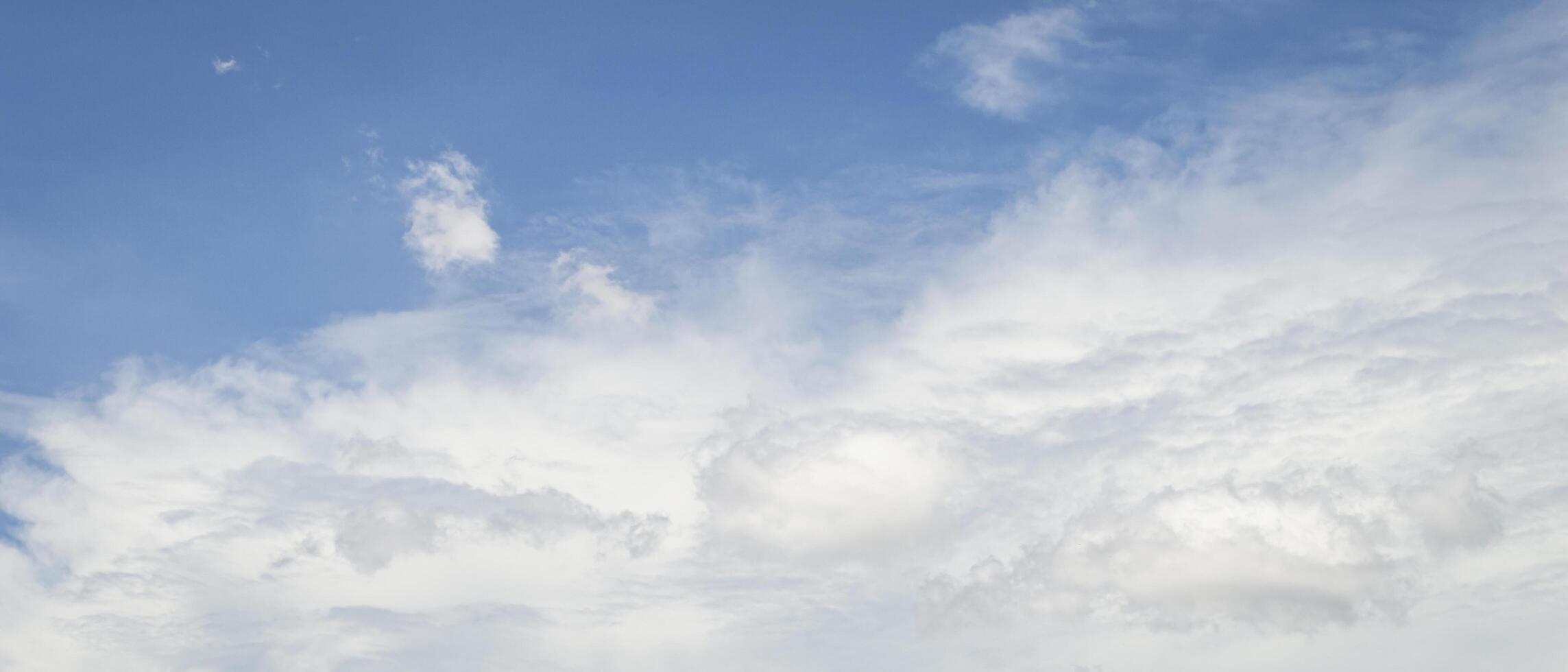 Beautiful clear sky in summer photo