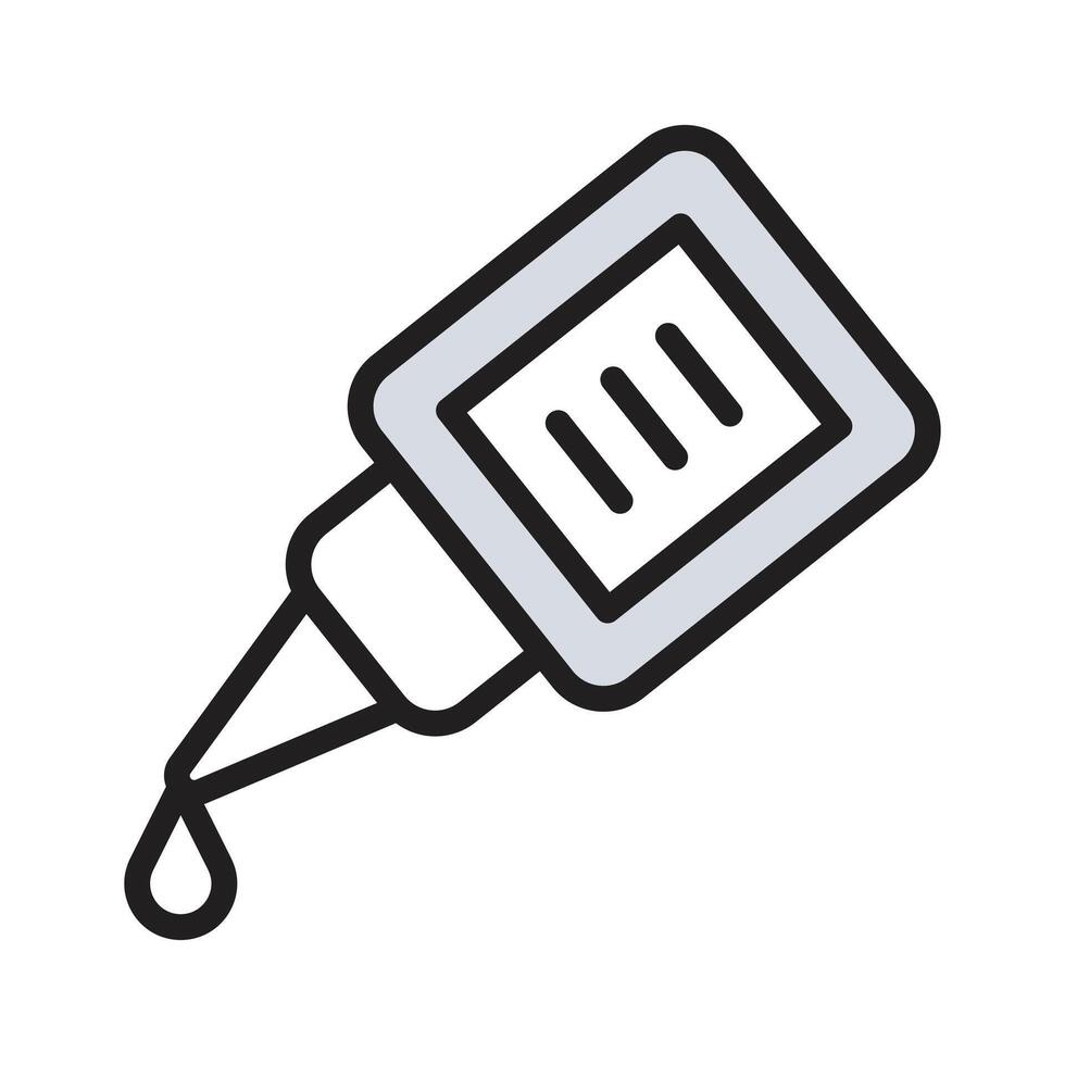 Glue bottle icon perfect for school and home use vector