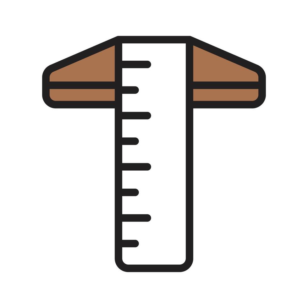 Scale Square icon use for balance and proportionality vector