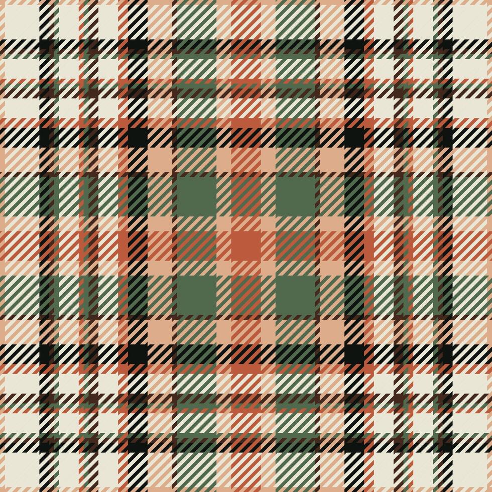Plaid check pattern. Seamless fabric texture. Tartan textile print. vector