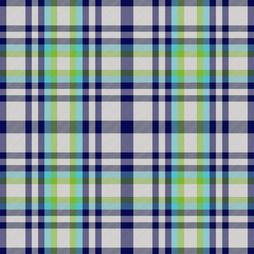 Tartan plaid pattern in green. Print fabric texture seamless. Check background. vector