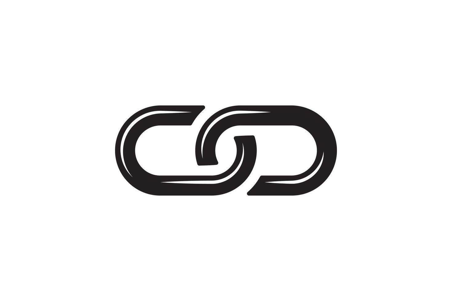 Chain link icon. Connection sign illustration. Linked interface design. vector