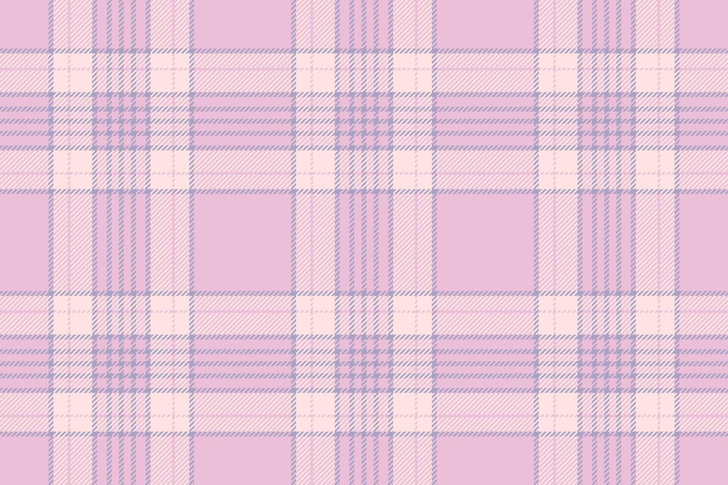 Plaid background, check seamless pattern in pink. fabric texture for textile print, wrapping paper, gift card or wallpaper. vector
