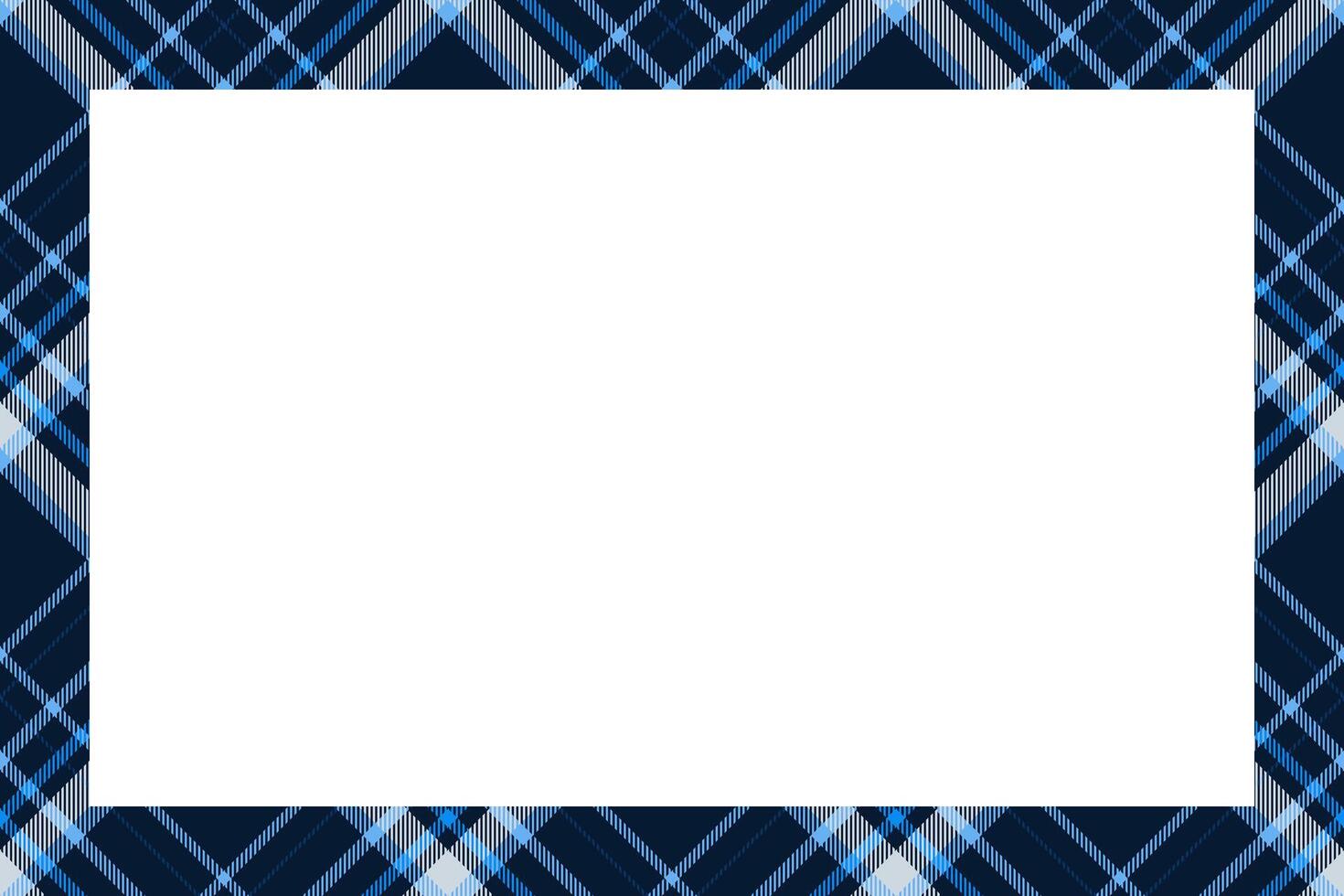 Vintage frame . Scottish border pattern retro style. Tartan plaid ornament. vector
