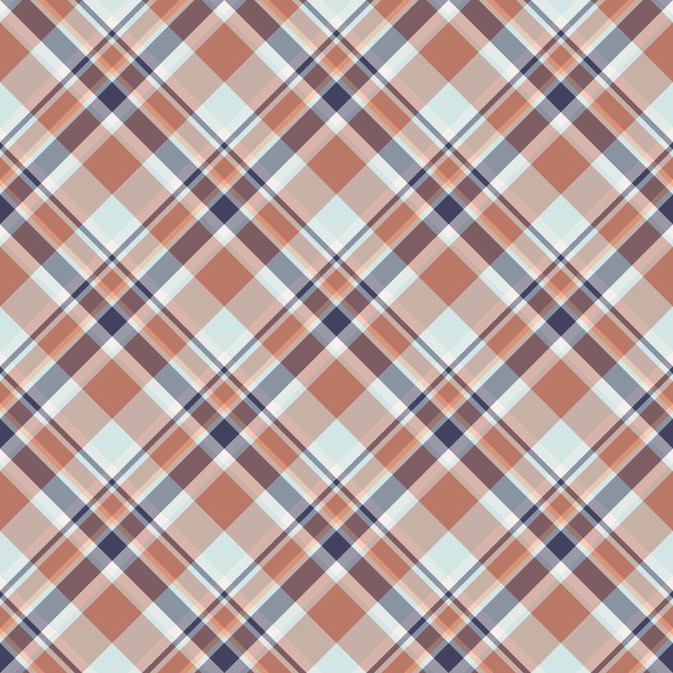 Plaid seamless pattern. background of textile ornament. Flat fabric design. vector