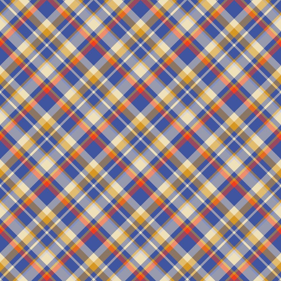Plaid seamless pattern. background of textile ornament. Flat fabric design. vector