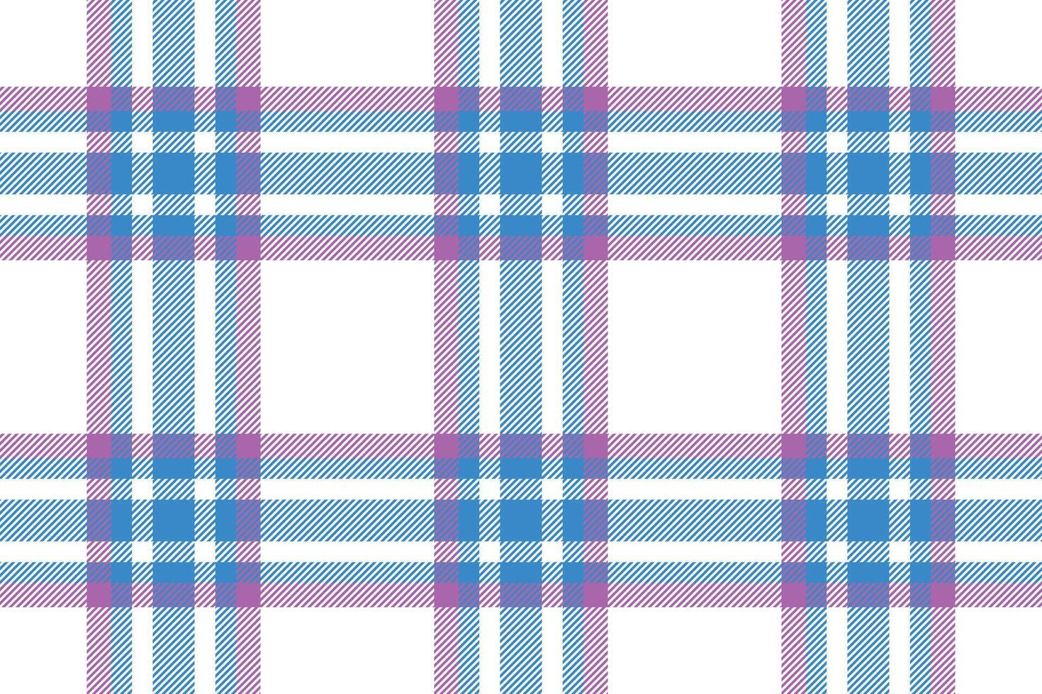 Tartan plaid pattern in blue. Print fabric texture seamless. Check background. vector